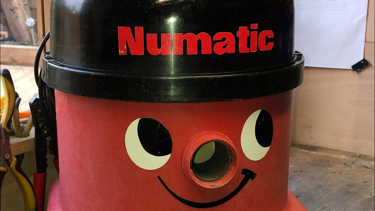 Vintage 1986 Numatic nv375 vacuum cleaner after refurb