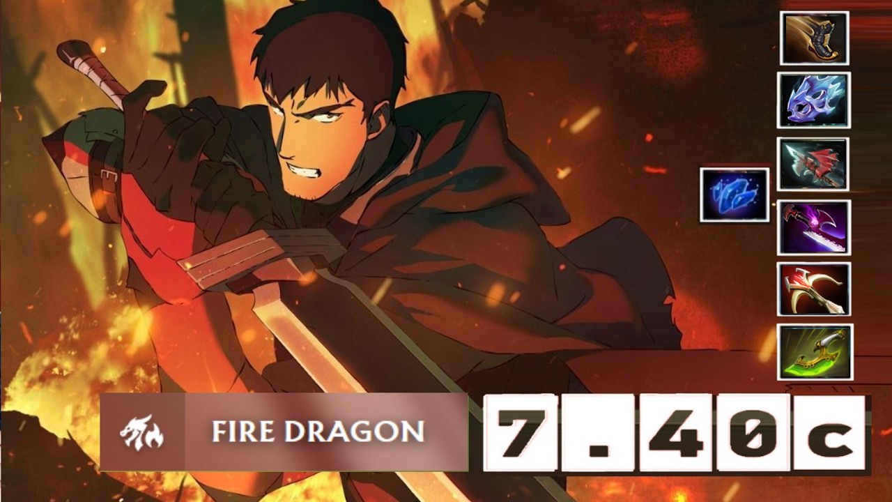 [DOTA 2] DRAGON KNIGHT [OFFLANE] [7.40c] [7200 mmr] [3]