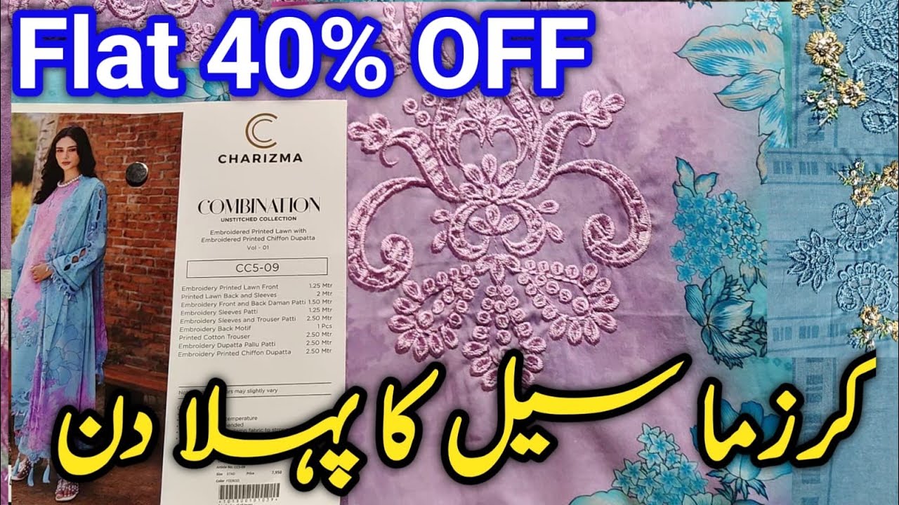 Charizma Flat 40% OFF Entire Collection  | Charizma Azadi Sale