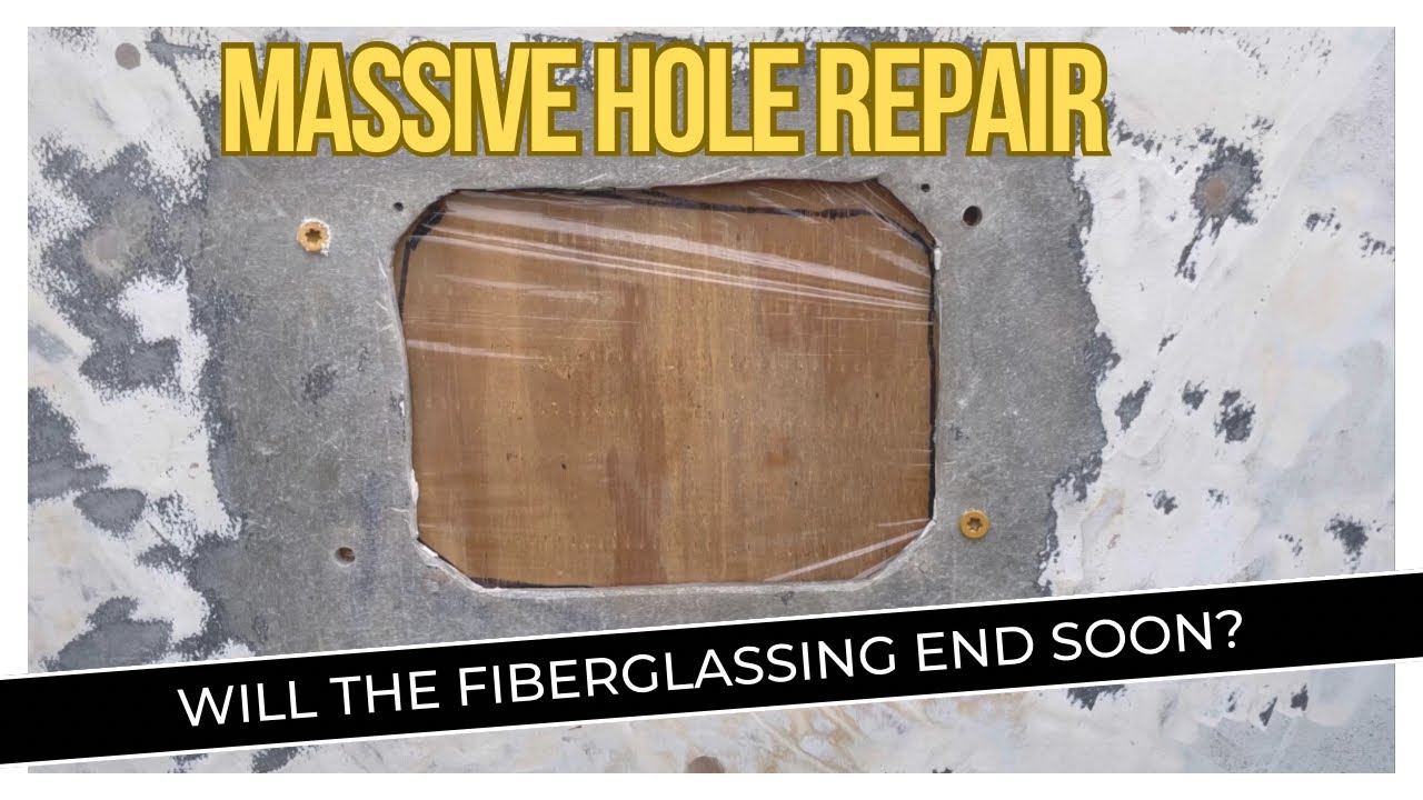 Closing a Massive Hole in the Sailboat's Deck | Sailboat Restoration Ep. 38