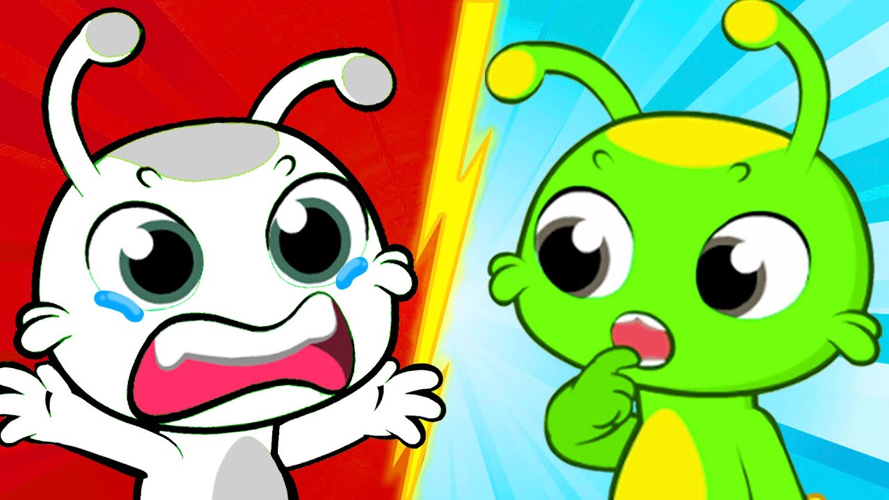 Novo vídeo! 🟢Groovy O marciano perdeu sua cor! 🟡 Canto colorido educativo em inglês