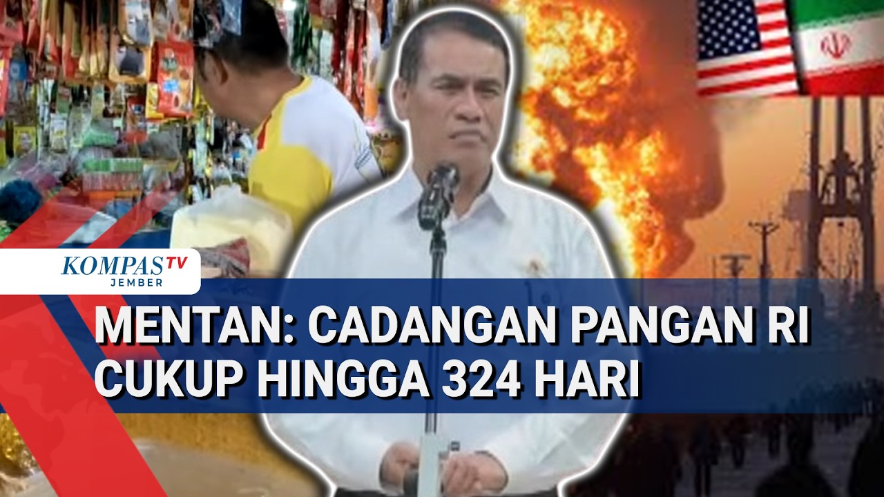 Hadapi Geopolitik dan Kekeringan, Mentan Sebut Cadangan Pangan RI Cukup 324 Hari