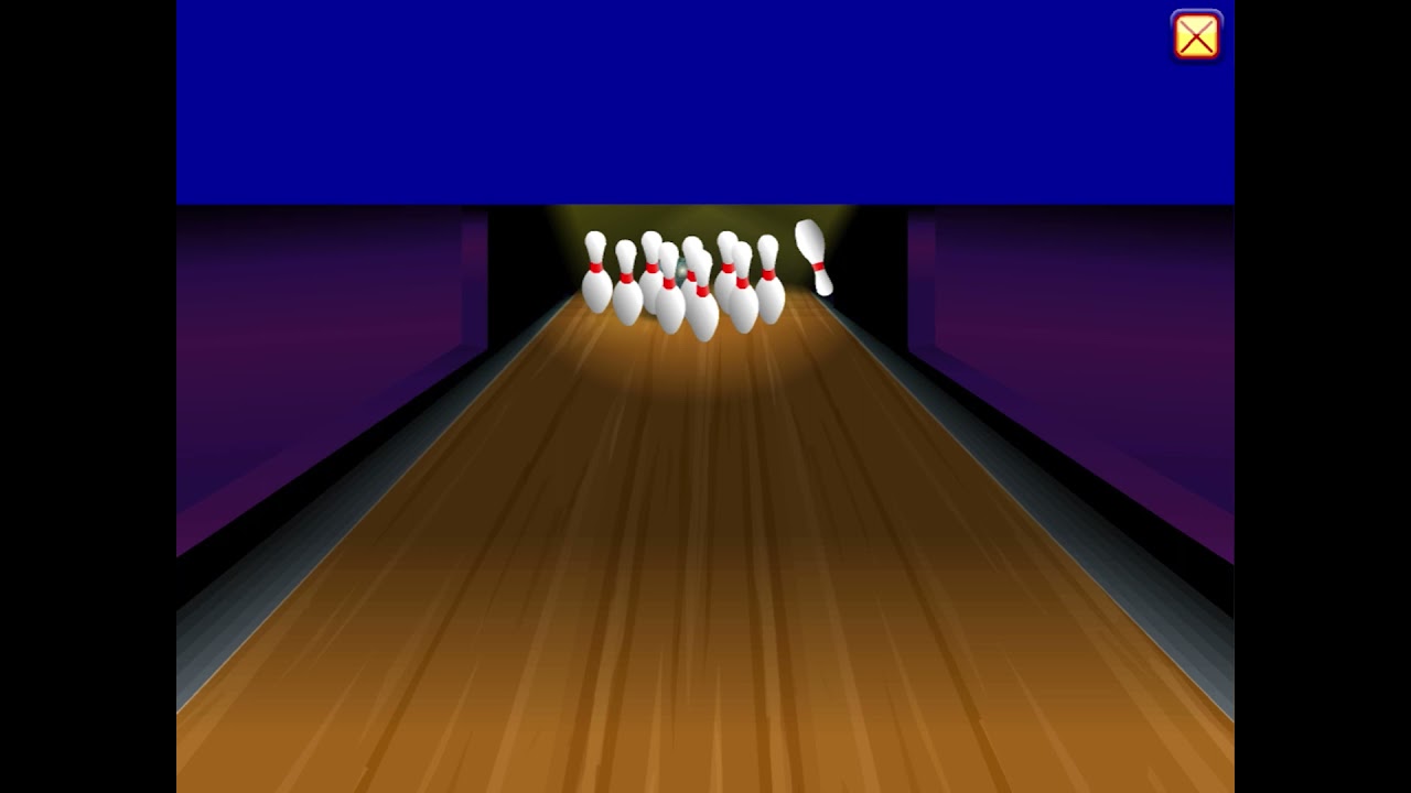 Playing Starfall bowling!
