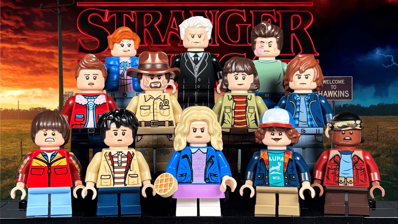 LEGO Stranger Things Season 1 | How To Build All Main Characters