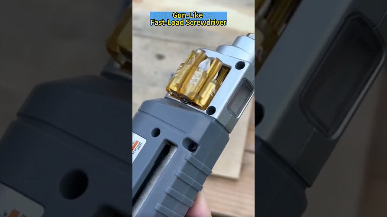 New Gun-Like Rapid load/Change Bits screwdriver (Fastest Bits Change)