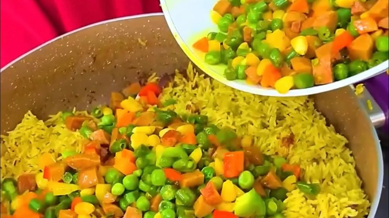 My son Muna 4years birthday fried rice 
