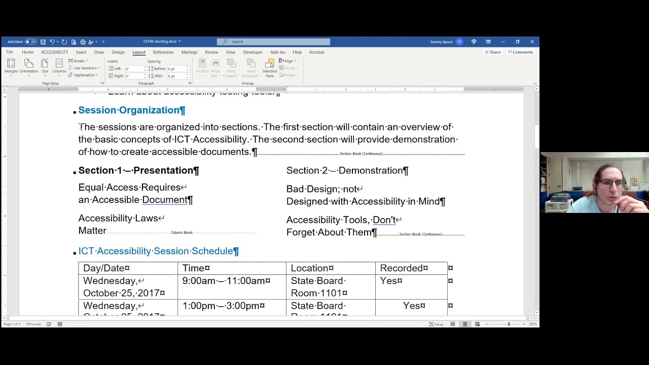 Making Microsoft Word and Google Documents Accessible for screen reader users | Tuesday Tea