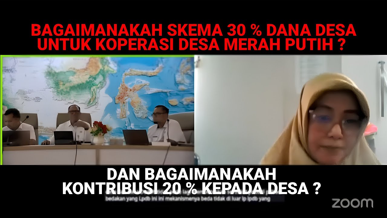 Info Penting ! Bagaimanakah Skema 30 % Dana Desa untuk Koperasi Desa Merah Putih ? 
