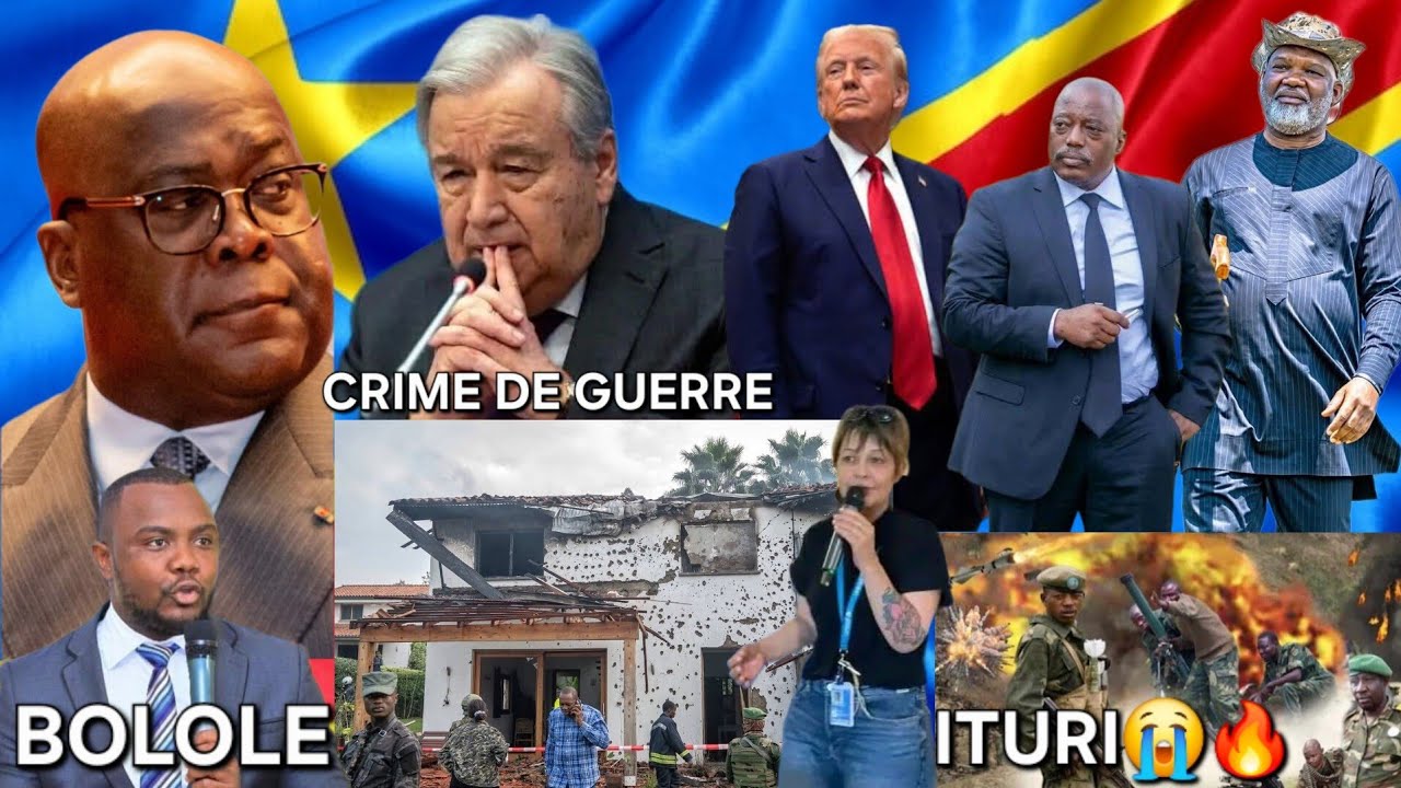 ONU ACCUSE FTSHISEKEDI DE CRIME DE GUERRE LA CHUTE DU RÉGIME, FARDC TUÉS EN ITURI:NANGAA,USA,JKK15.3