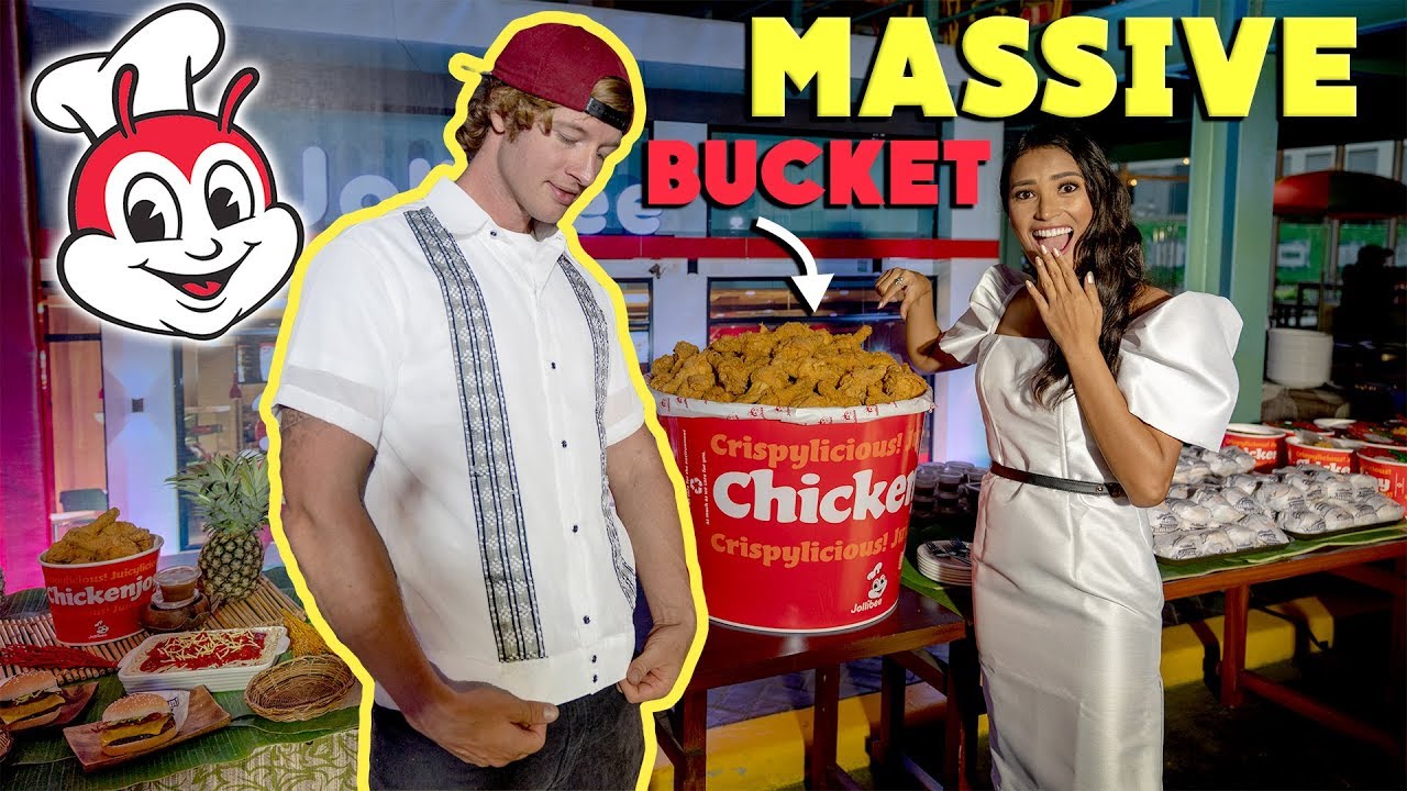 MY FIRST Filipino BARONG & Girlfriend Filipiniana (Huge Jollibee Fiesta)