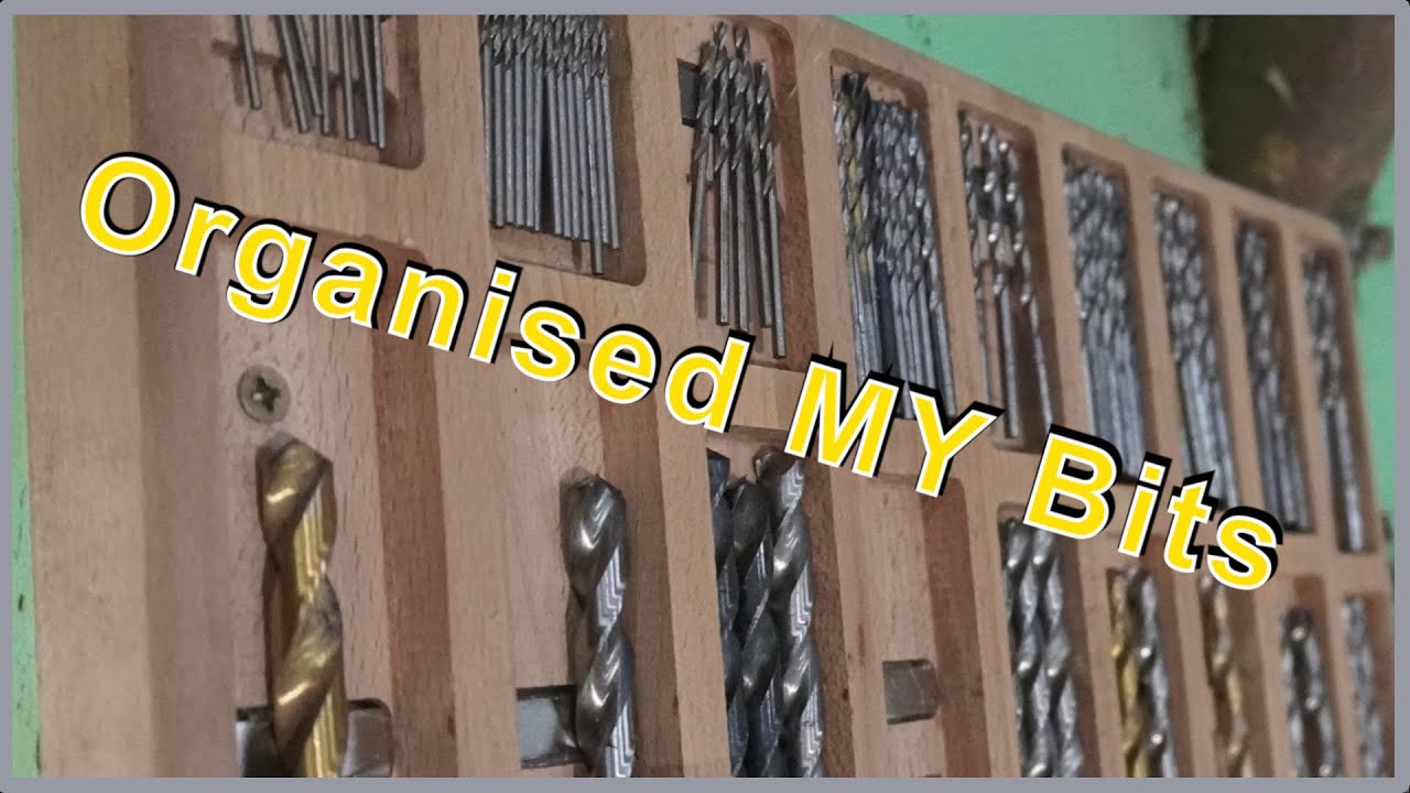 Drill Bit Storage: Easy to Find, Easy to Put Away!