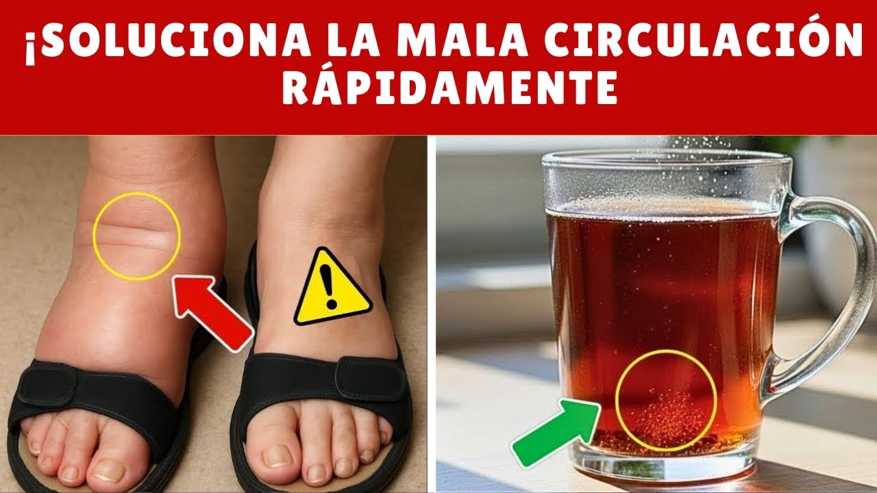 Milagro para la circulación de las piernas: 5 alimentos comunes que destapan las arterias.