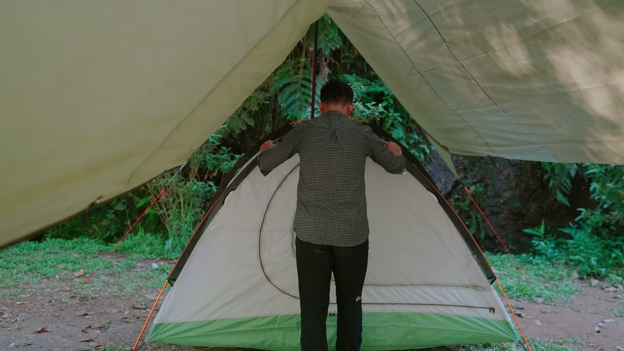 GEERTOP 17 × 10 ft Large Camping Tent Tarp - 5 mins Setup