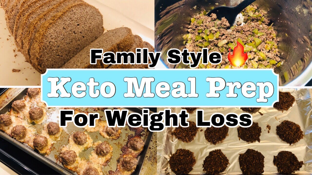 Keto Weekly Meal Prep| Family Style| Keto No Egg Bread😍