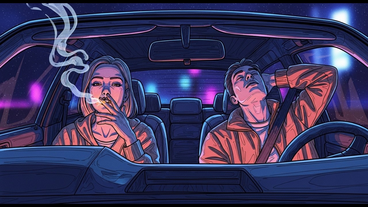 Neon Drift 420 — Windows Down | Chill Rap Night Drive #3 (1 Hour Mix)