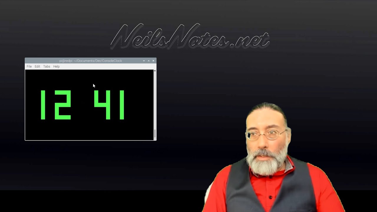.NET Console Clock