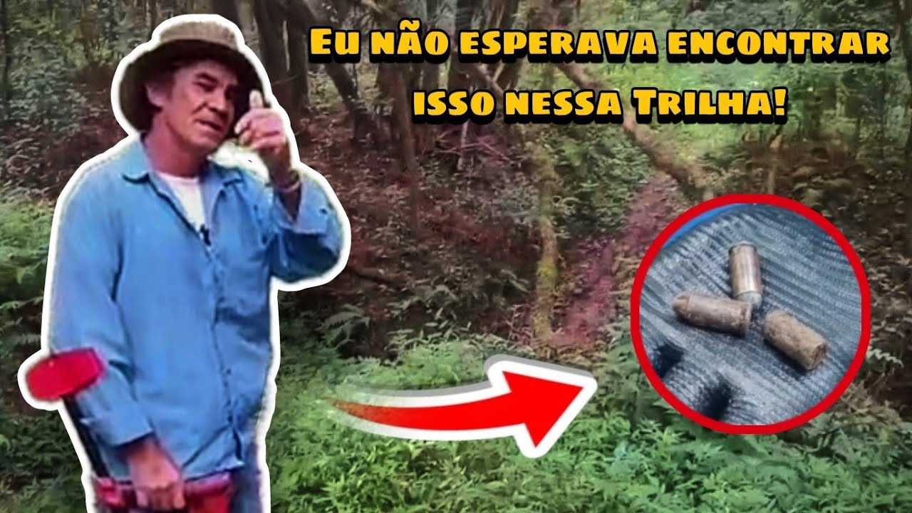 Seriam balas de revólver?? Explorando a antiga passagem dos Tropeiros!! - Detectorismo 