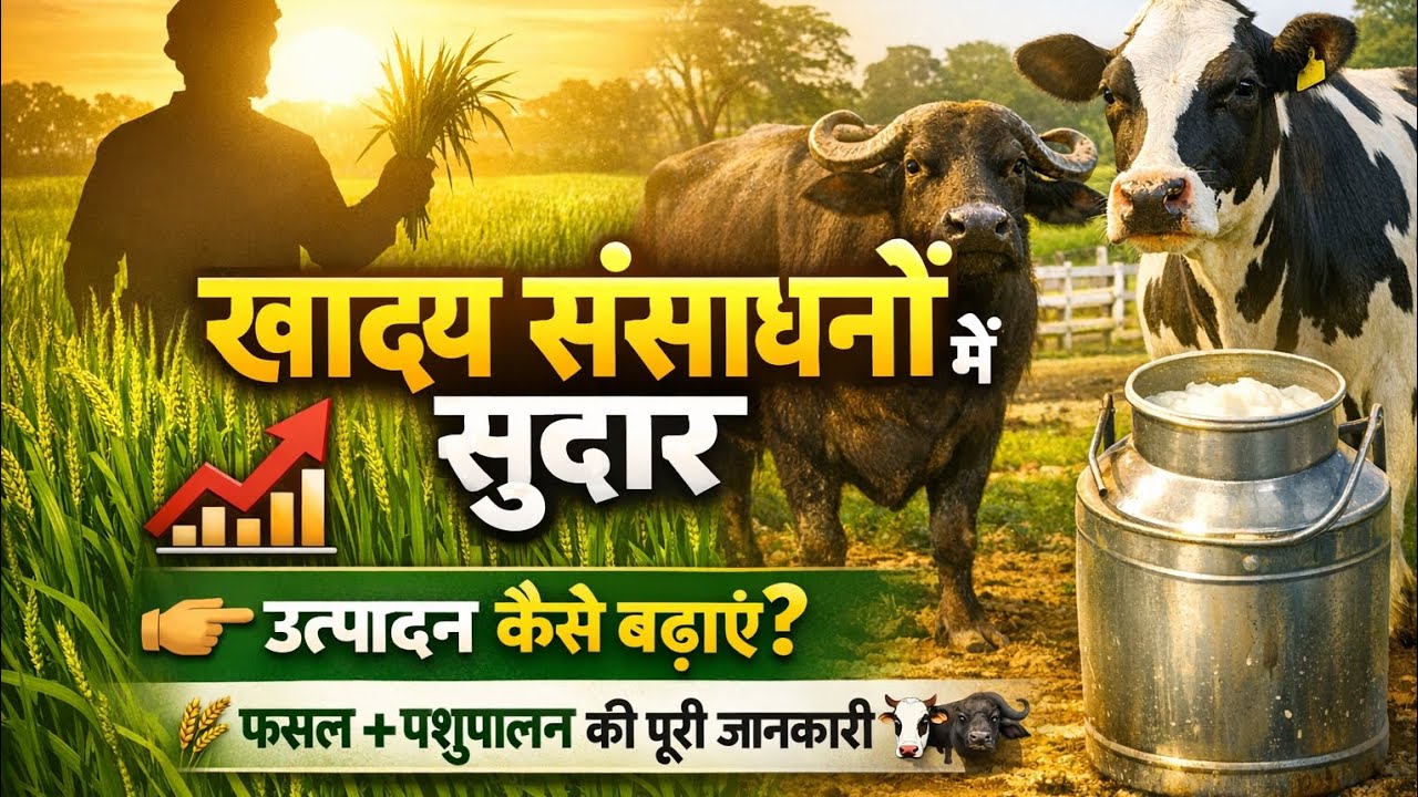 खाद्य संसाधनों में सुधार | उत्पादन कैसे बढ़ाएं? | फसल व पशुपालन (Class 9 Science)