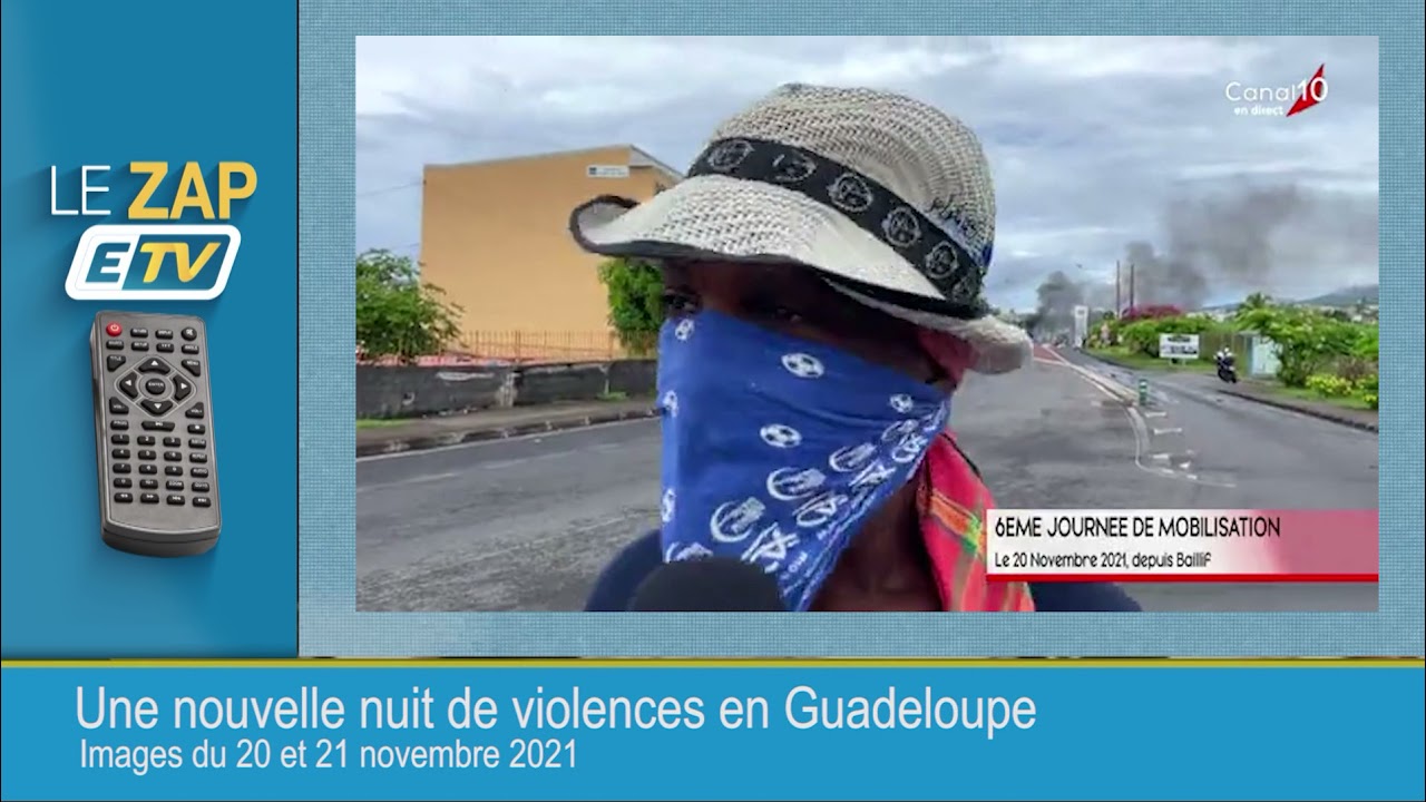 Une nouvelle nuit de violences en Guadeloupe