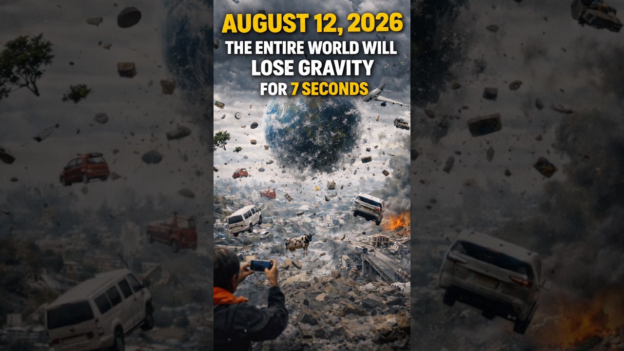 12 sierpnia 2026 roku Ziemia straci grawitację na 7 sekund. NASA wie. #sierpień12 #porwanie