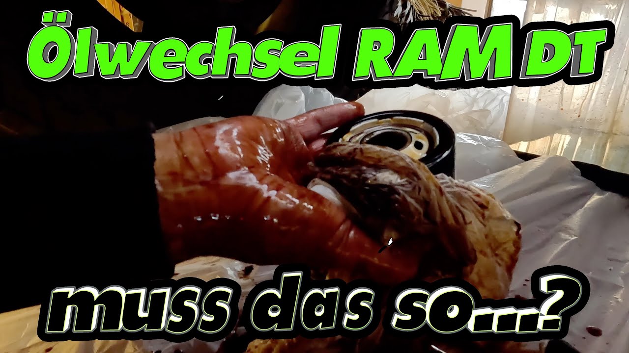 Tankstellenalltagsvideo - Ölwechsel an unserem RAM DT Gen5  - Hat es uns erwischt mit den Krümmern?