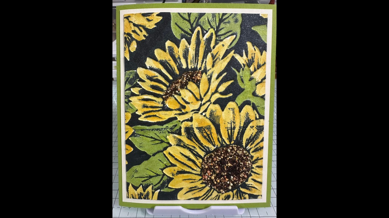 DIY Diva 1-24-26 Sunflower Embossing Folder