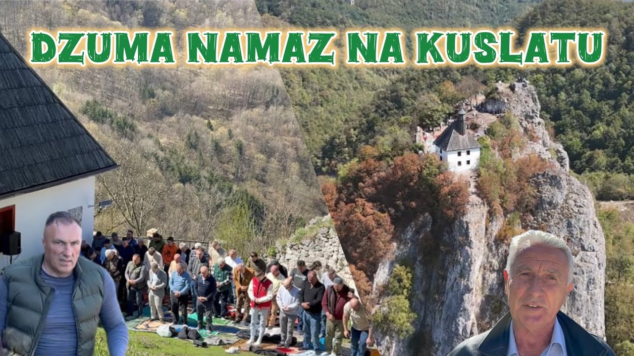 Džuma namaz u Kušlat džamiji na špicastoj stijeni, ovo je džamija u koju se dolazi mahsuz a ne usput