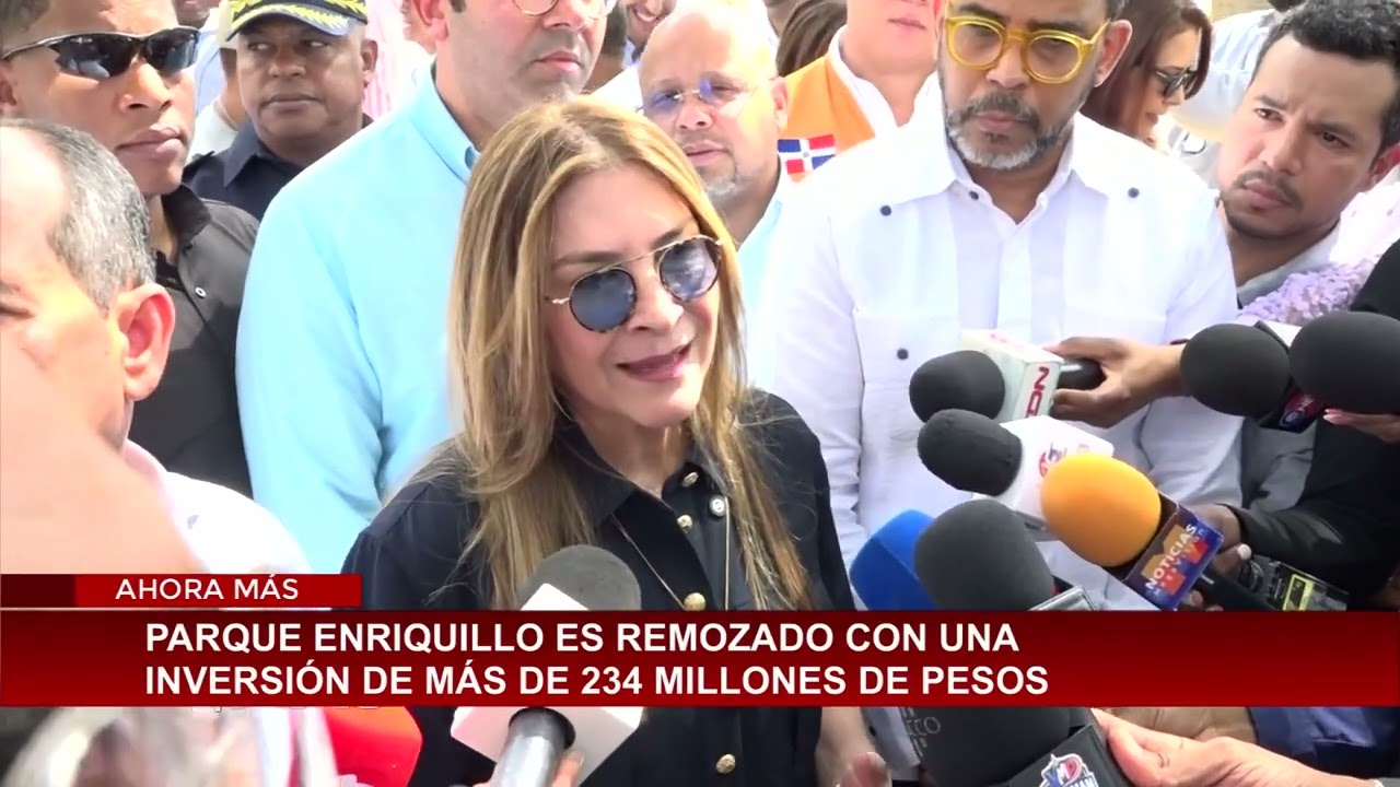 Parque Enriquillo es remozado con una inversión de más de 234 millones de pesos