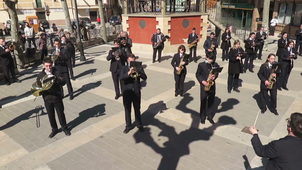 La Estudiantina. Jota. Popular. Banda Municipal de Sangüesa. 4 de abril de 2021.