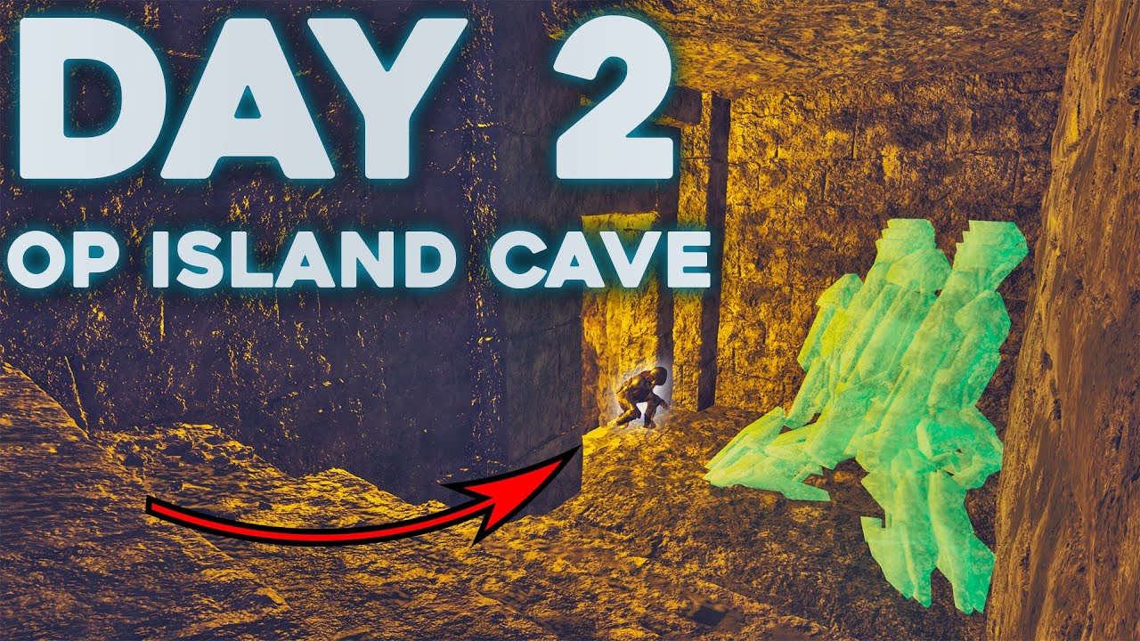 CRAZY Day 2 Progress Tekking out my OP ISLAND CAVE! ASA Ragnarok