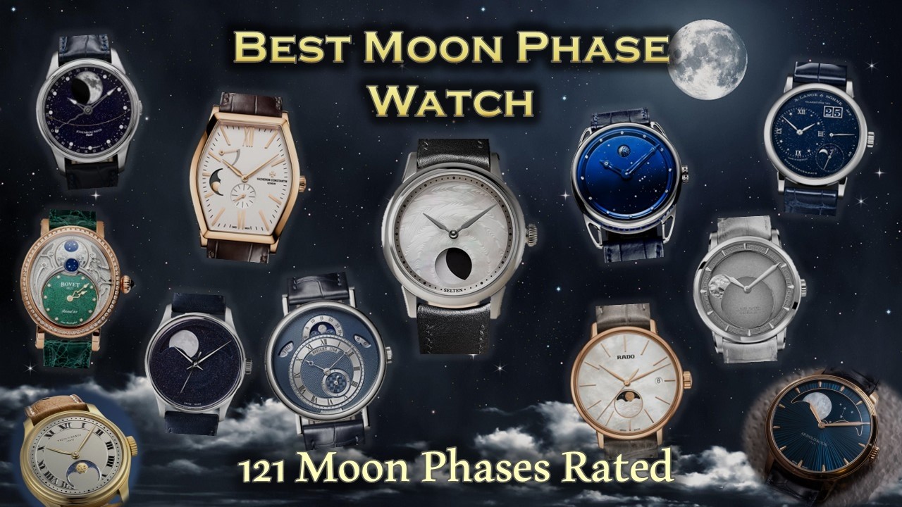 Top 10 Moonphase Dress Watches – 121 Reviewed Under & Over $3K