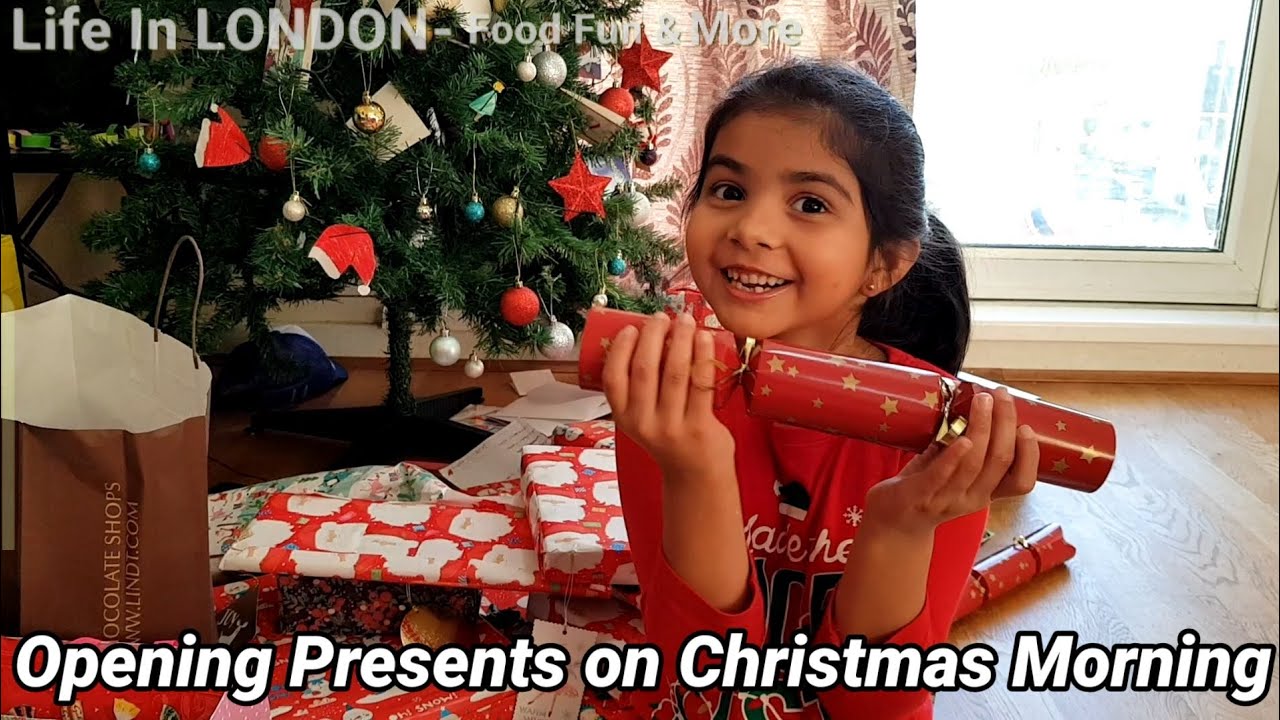 Opening Presents on Christmas Morning | Merry Christmas  #lifeinlondonfoodfunandmore