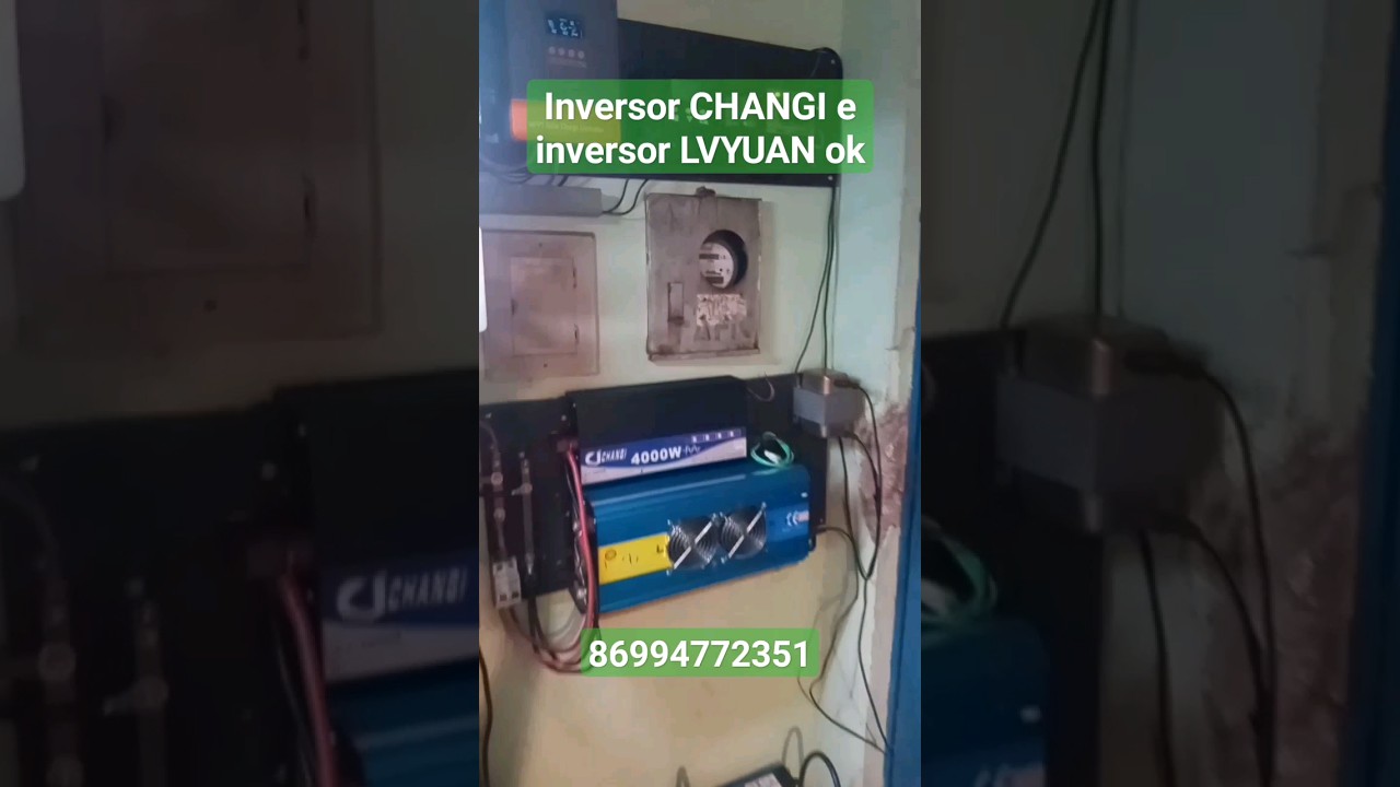 Power inverter CHANGI e LVYUAN 👉🏽🔧repair ok #powerinverter #solar #offgrid #energy #sustainability