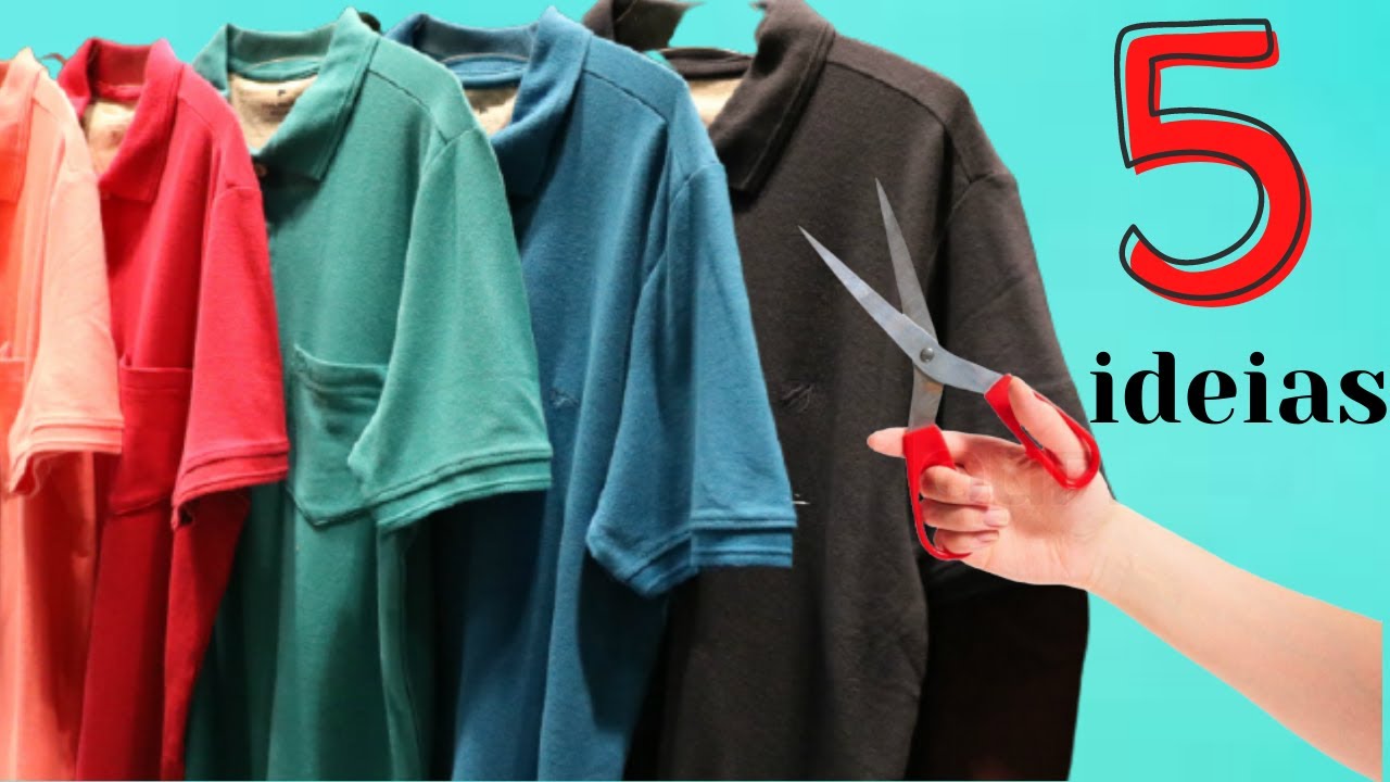 AS TOP 05 MELHORES IDEIAS PARA FAZER COM CAMISA POLO, VOCÊ VAI SE SURPREENDER , VEJA !