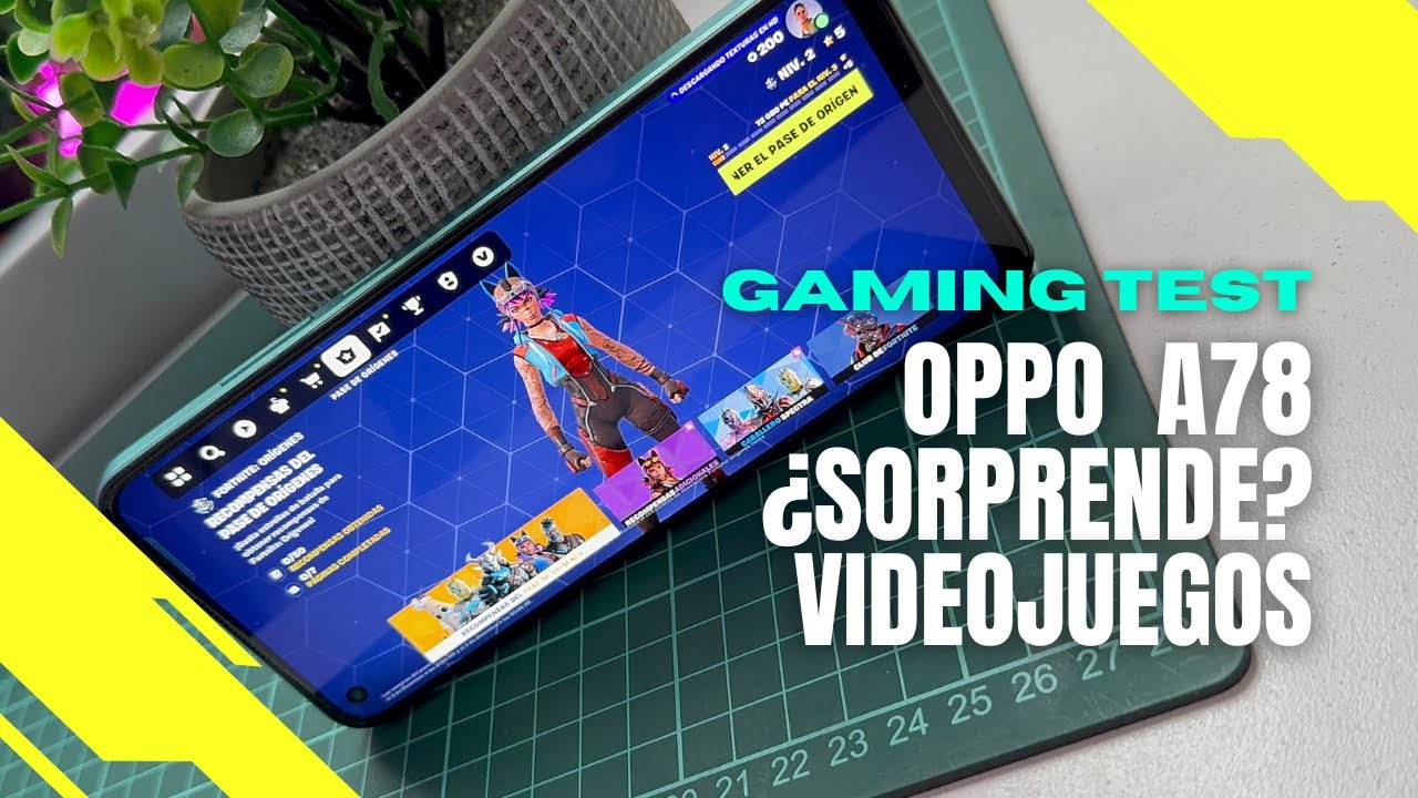 Oppo A78: Gaming test (Fortnite, Free Fire, Genshin Impact)