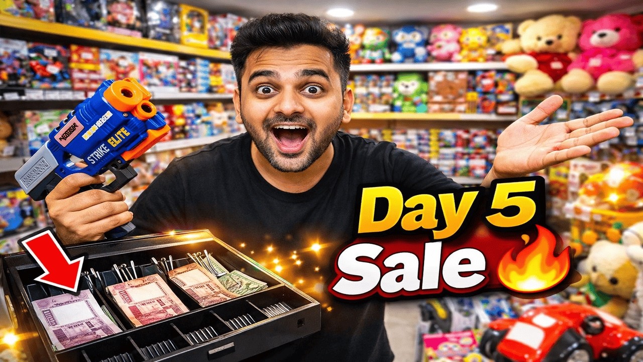 Toy Shop Day 5 | Aaj Ki best Sale, New Customers & Shop Ka Real Scene 😍🧸