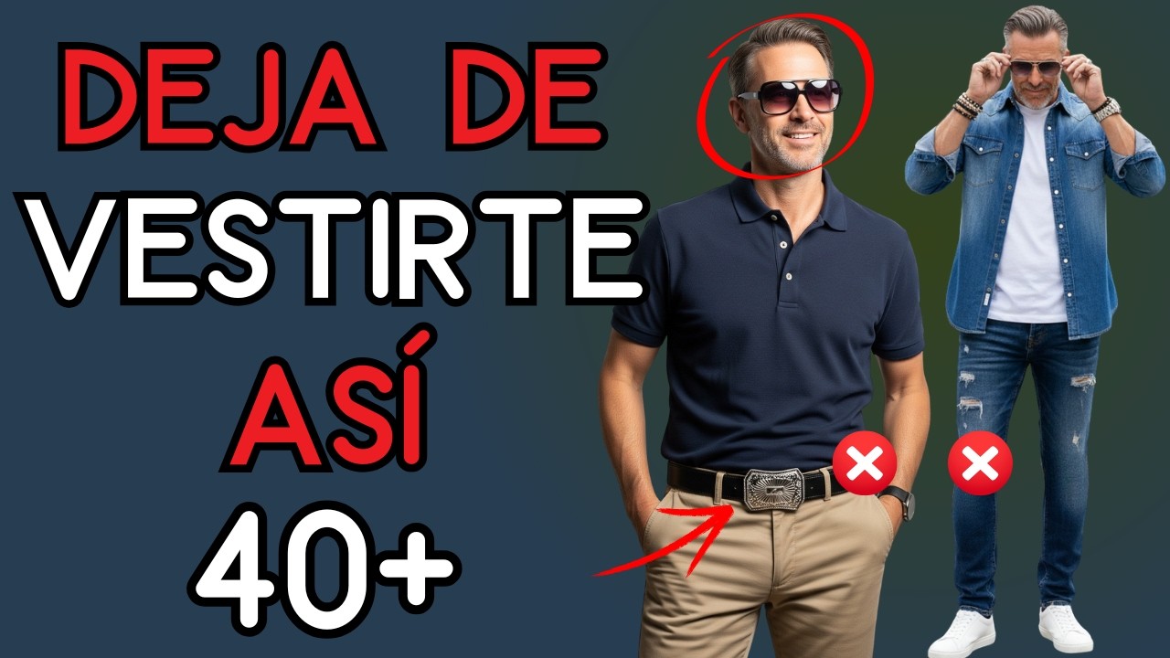 Transforma Tu Estilo Casual Despu&eacute;s De Los 40 Con Estas 5 Bases De Armario | Moda Hombres 40+