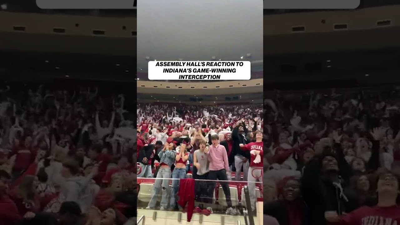 Assembly Hall w Bloomington jest po prostu elektryzujący 🍿 (za pośrednictwem X/MattBakerCFB)
