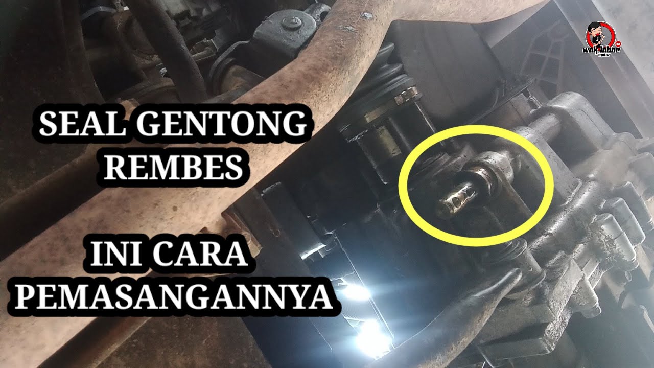 Cara mengganti seal gentong / seal transmisi yang rembes || KIA Visto hyundai Atoz