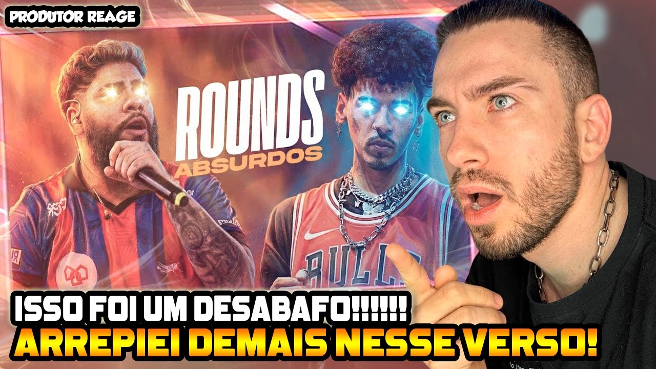 (ARREPIEI NO DESABAFO!) PRODUTOR REAGE os ROUNDS MAIS ABSURDOS de 2025! ⚡ (REACT)