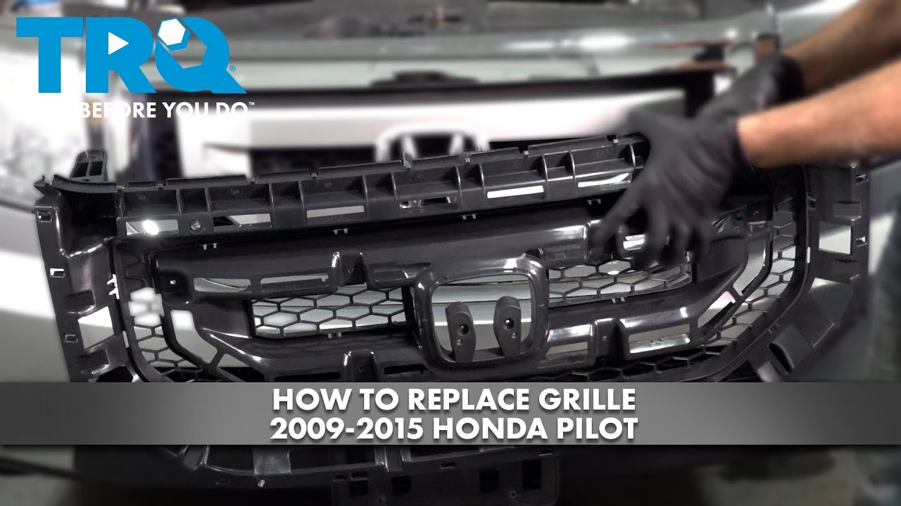 Как заменить решетку радиатора на Honda Pilot 2009-2015