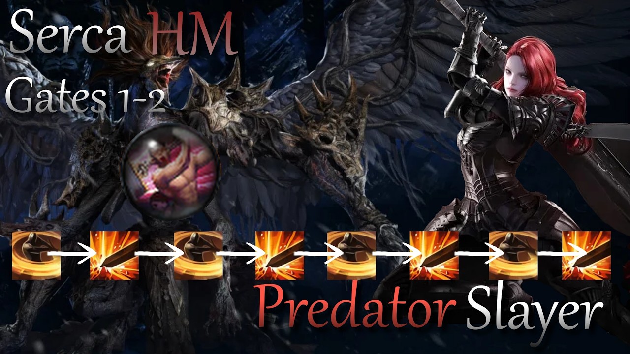 [Lost Ark] 1735 Supercharge Pred Slayer Serca HM (Gates 1-2)