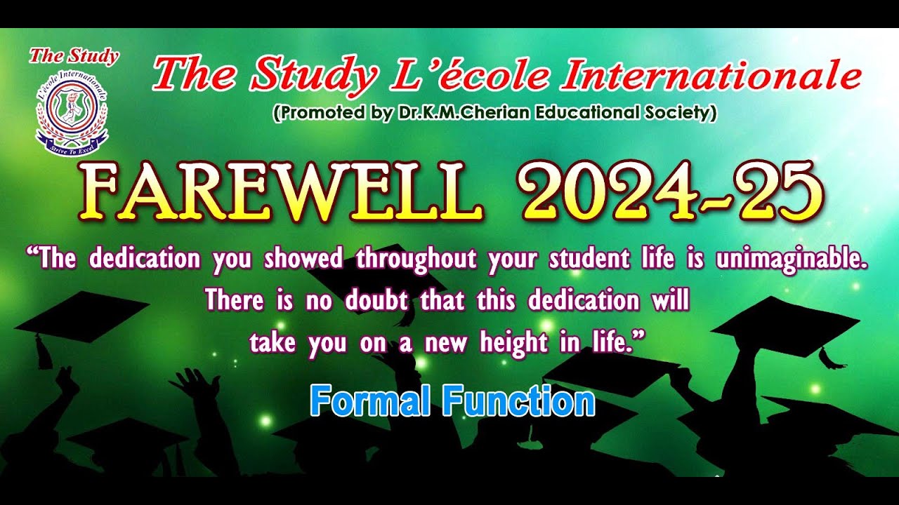 Farewell 2024 - 2025