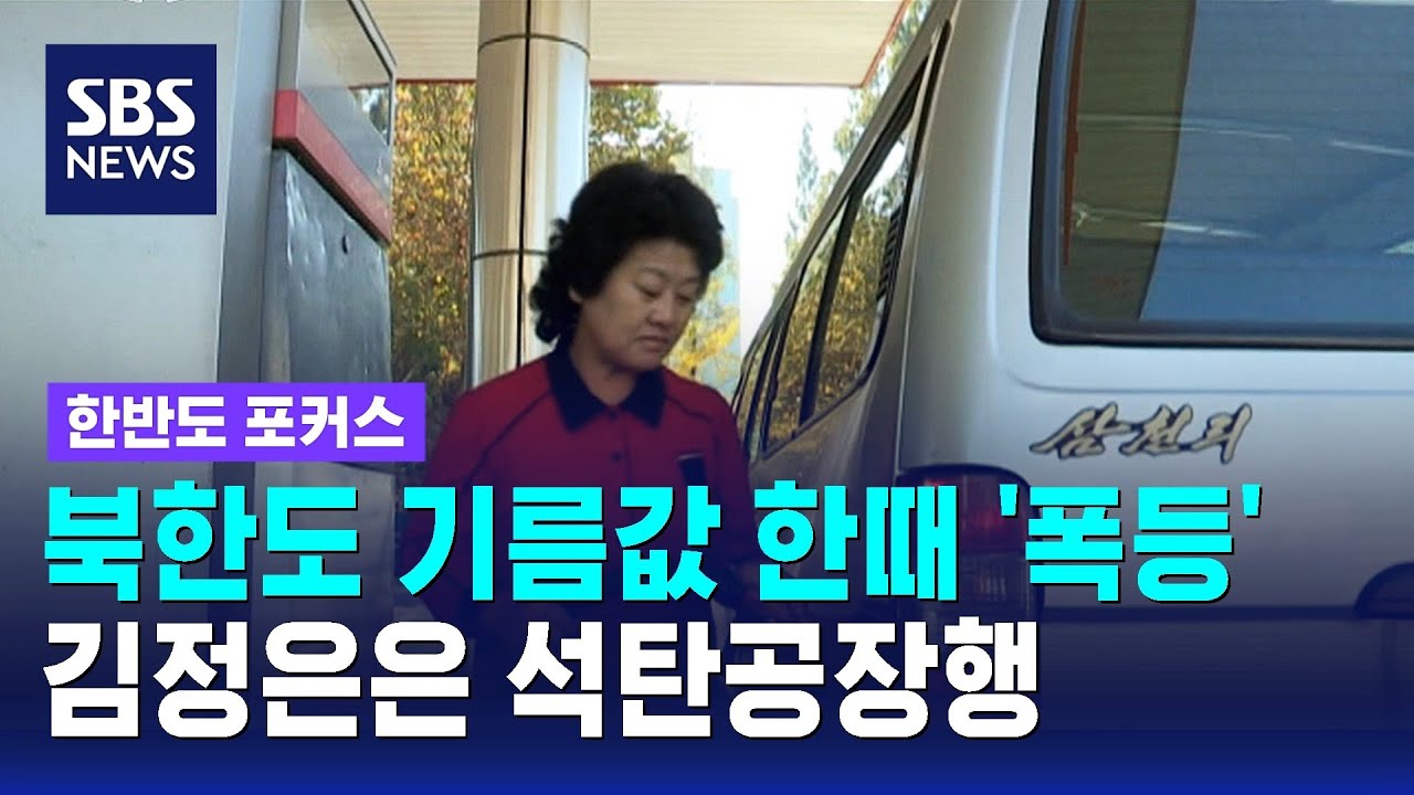 북한도 기름값 한때 '폭등'…김정은은 석탄공장행 / SBS / 한반도 포커스
