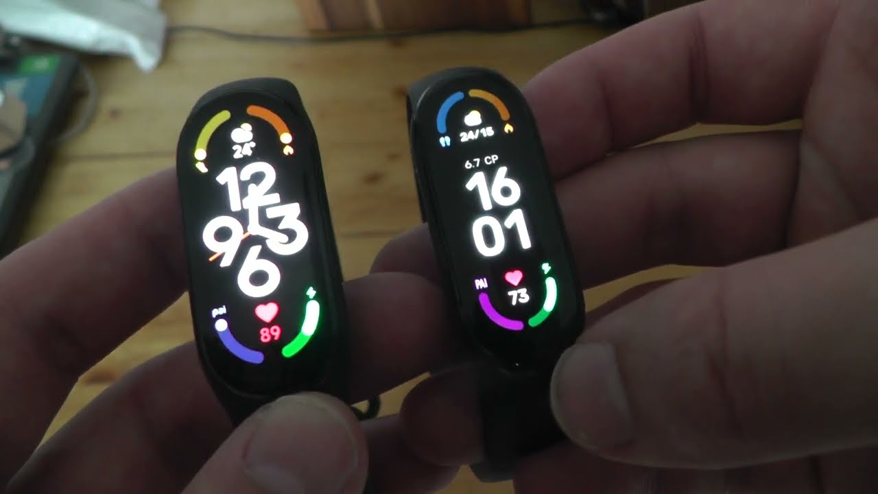 Быстрое сравнение Mi Band 7 и Mi Band 6. Какие преимущества у новой модели ?