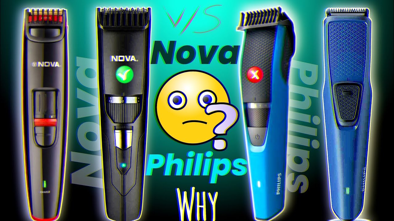 Best Trimmer for Men Under 1000 || Philips vs Nova Trimmer BT 1232/15 vs NHT 1052 #quickhairstyle