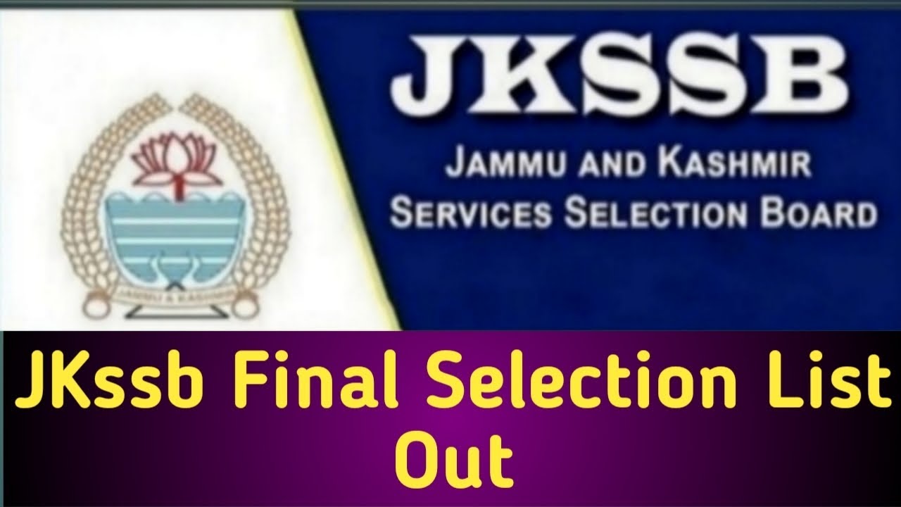 #jkssbselectionlist#patwarijob|Jkssb Final Selection List Out|Jkssb Patwari Final Selection List Out