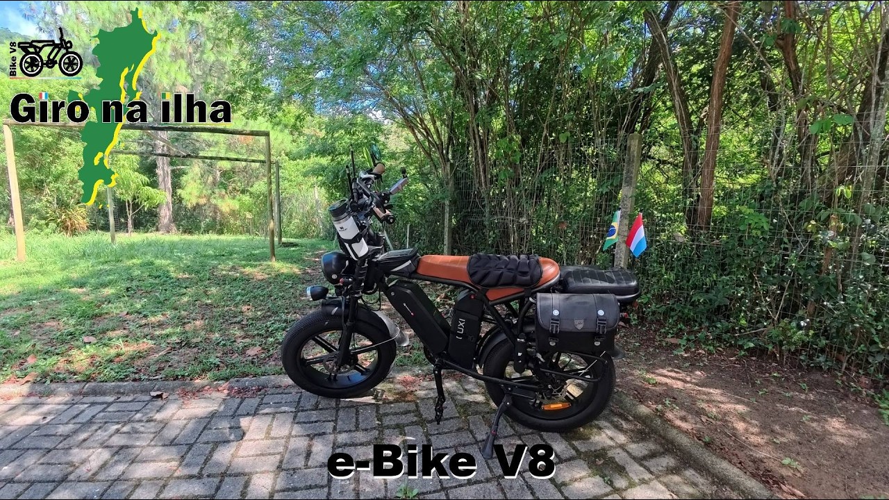Apresentando a e-Bike V8 - A companheira dos passeios por Florianópolis, SC.