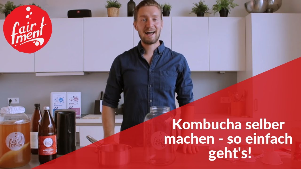 Kombucha selber machen - so einfach geht's! [Anleitung] - Fairment