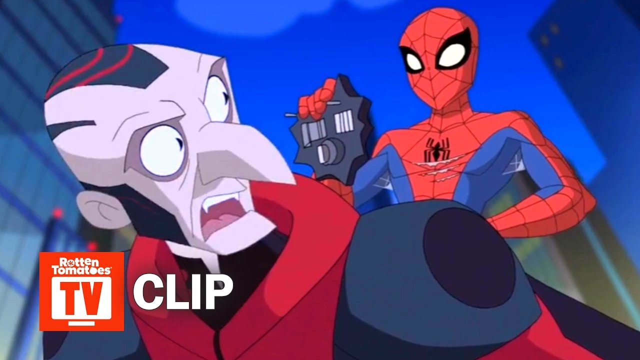 The Spectacular Spider-Man (2008) - Spider-Man vs. Vulture & the Enforcers Scene (S1E1)